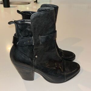 Rag & Bone Kinsley Black Booties size 38.5